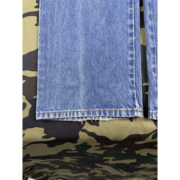 Vintage Rare Y2K Levi’s 517 Blank Tab Bootcut Medium Wash Jeans 36x32 - Picture 7 of 10